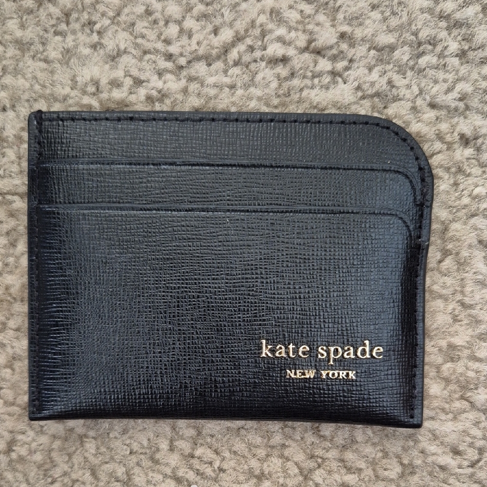 Like New Kate Spade Black Card Holder